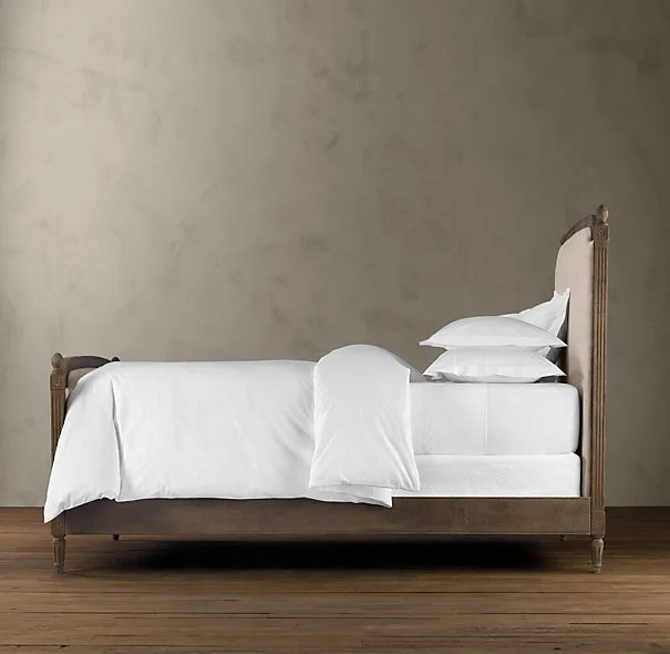 2024 Chinese Factory European Style Luxury Classic Latest Double Bed Designs Solid Wood Bed Bedroom Sets Bed