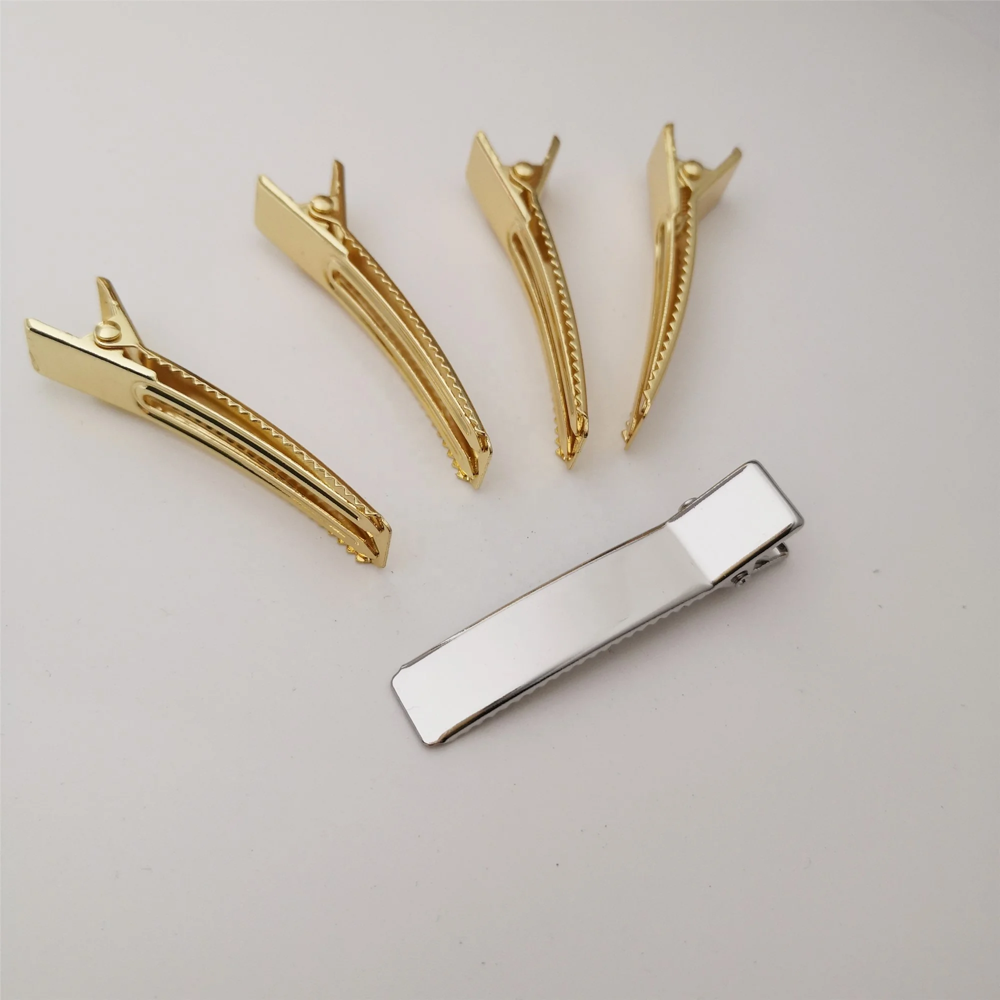 Children 1.929 Inch Long Hair Clips 4.8CM Stainless Steel Duckbill Hairpin Hair Clip Accessories