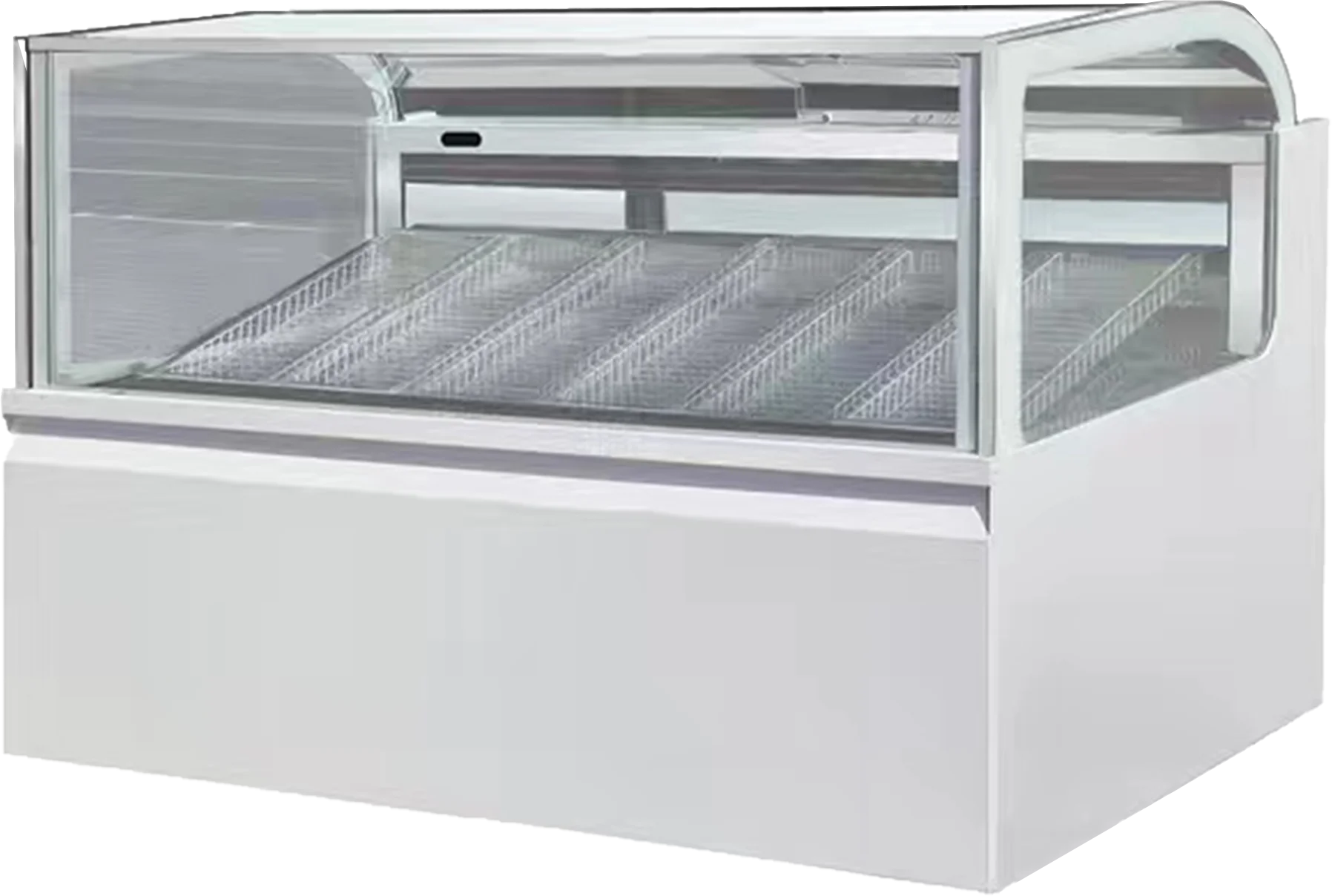 Supermarket Shopping Mall Frozen Food Ice Cream Glass Display Freezer Refrigerator Glass Door Cabinet