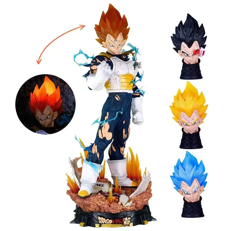 Yubon 52cm Dragoned  Ball Anime Figure Super Genki Bomb Luminous Figures Gk Figurine Pvc Statue Model Doll Collectible Gifts Toy