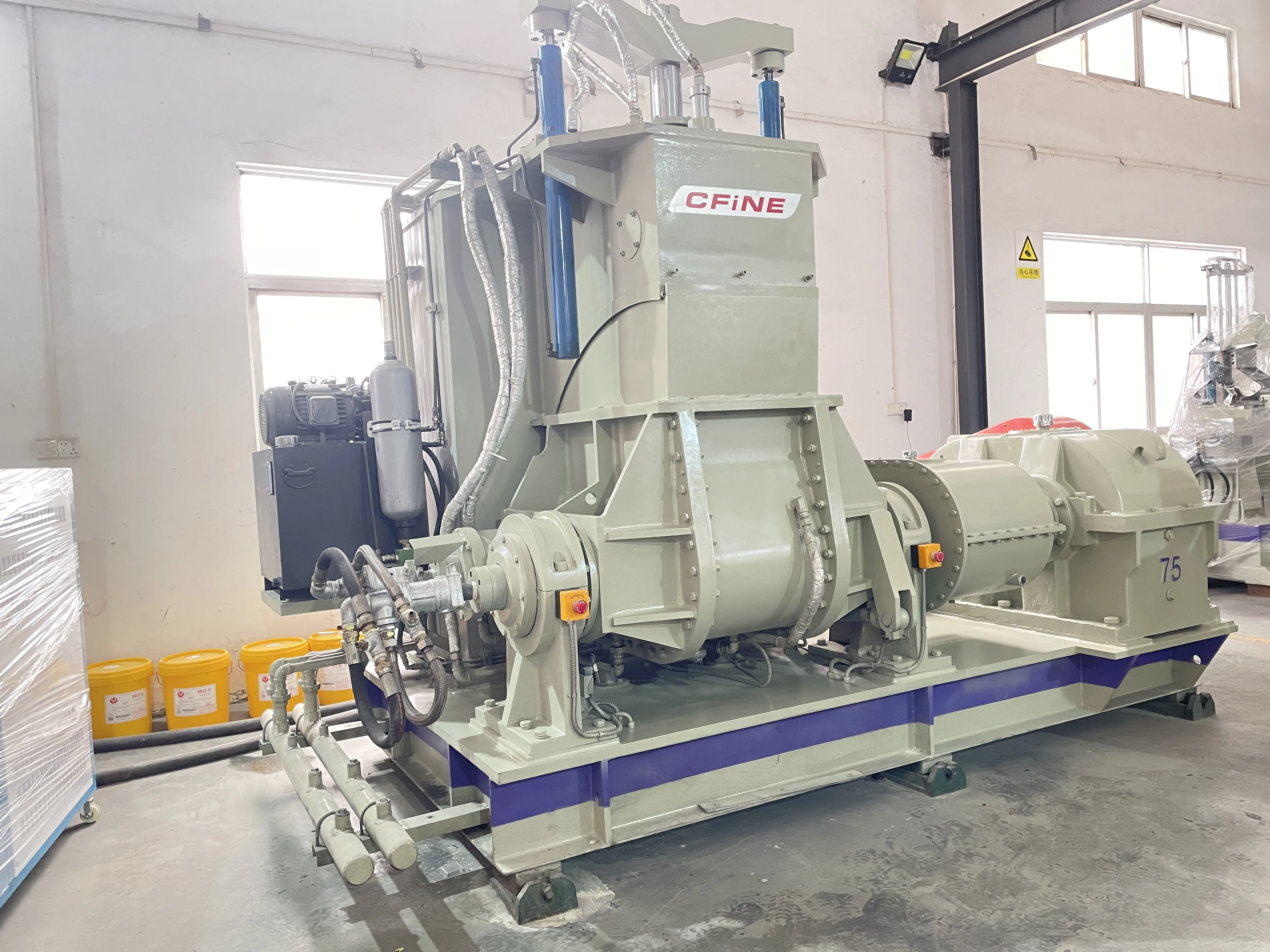 110L Production Rubber Kneader Mixer plastic Banbury Internal Mixer Rubber Insulation Tube Making Mixer Machine