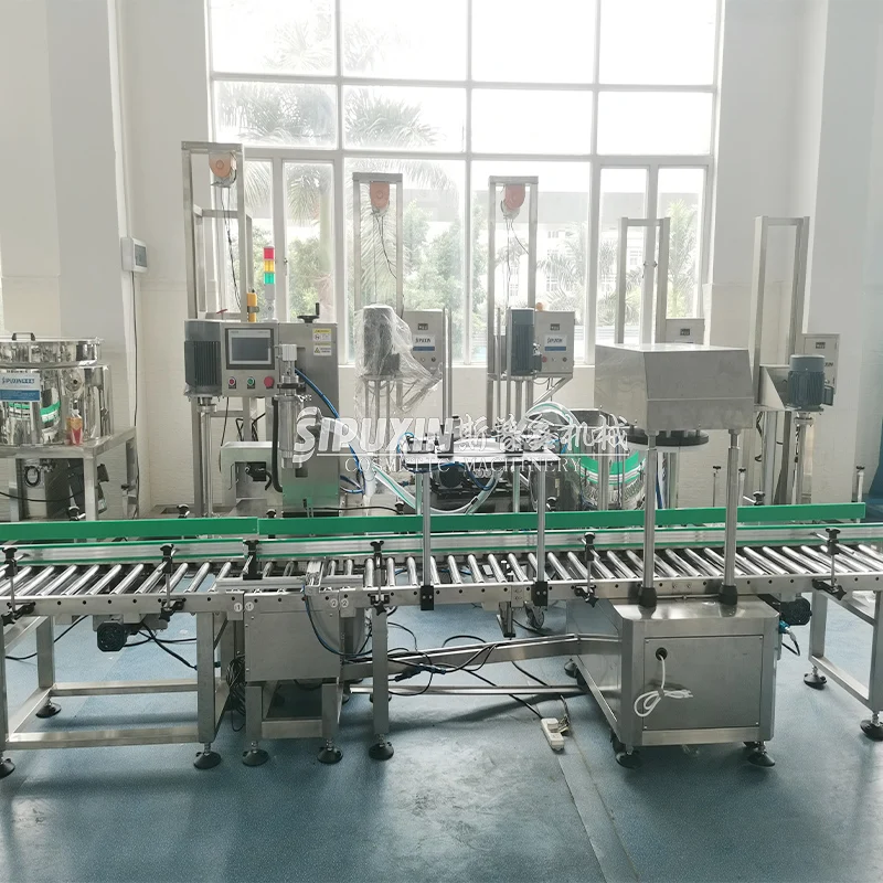 Hot Selling Single Head Weighing Filling Machine Screw Capping Machine Bottle Jar Cream Mobility Liquid Filling Machine