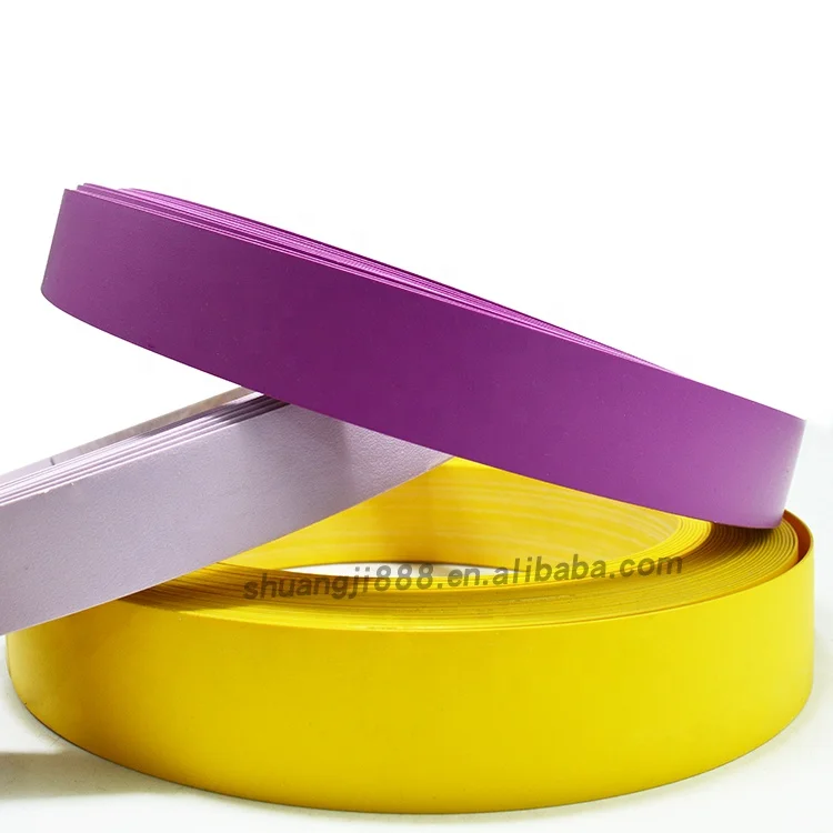 Solid PVC edge banding trim,wood grain edge banding tape,Acrylic ABS edge banding strips for office table