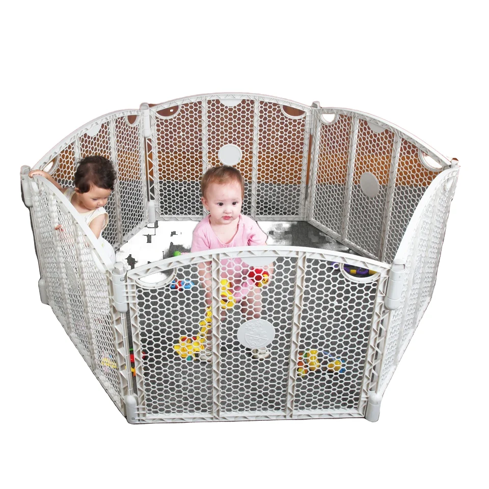 Portable Toddler Indoor Folding Play Yard Firmly Safety Fence Large Baby Kids Playpens for Children