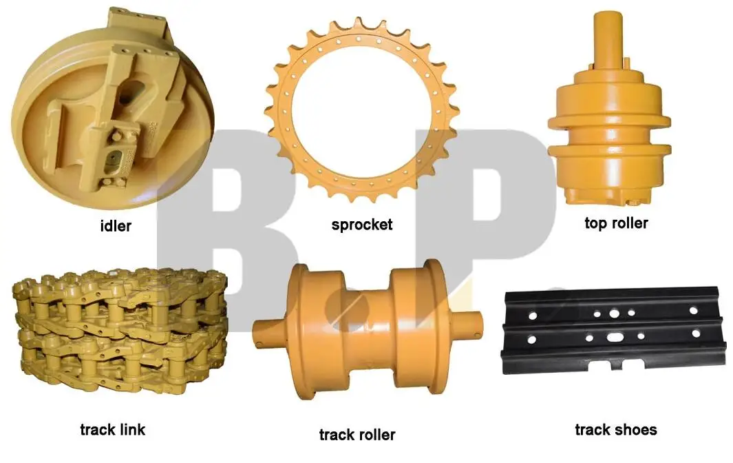 excavator undercarriage parts PC200 PC120 PC300 E320 E313 E336 E325 excavator rubber track pad undercarriage