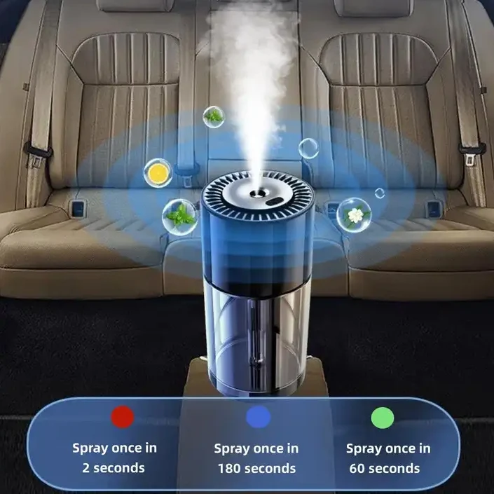 Car Decorative Waterless Portable Smart Air Freshening Fragrance Air Perfume Essential Oil Car Aroma Diffuser