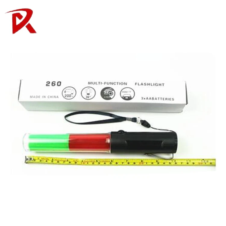 2024 New Design Battery Rechargeable Flash Warning Led Traffic Light Control Baton