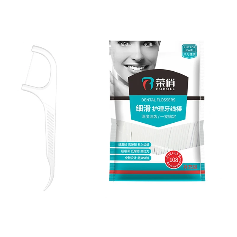 Wholesale Oral Care Tooth Clean Disposable Dental Floss Picks Toothpick For Teeth Cleaning