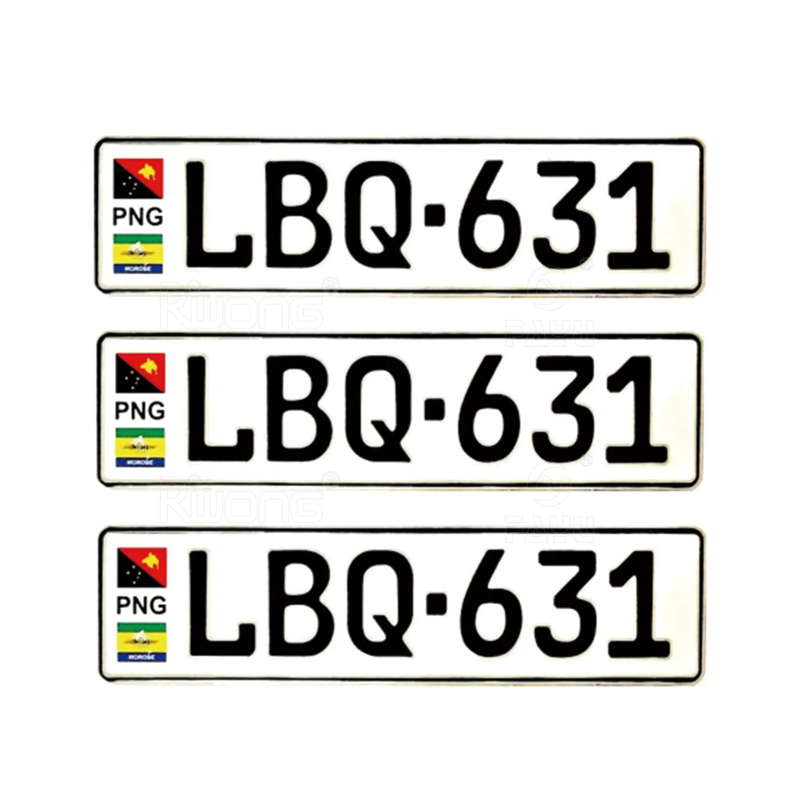 Papua New Guinea vehicle PNG number plates