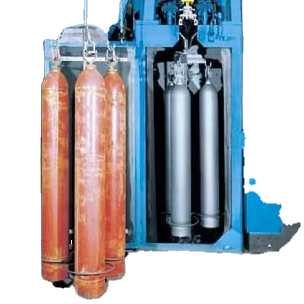 shot blasting machine for tank vessel container