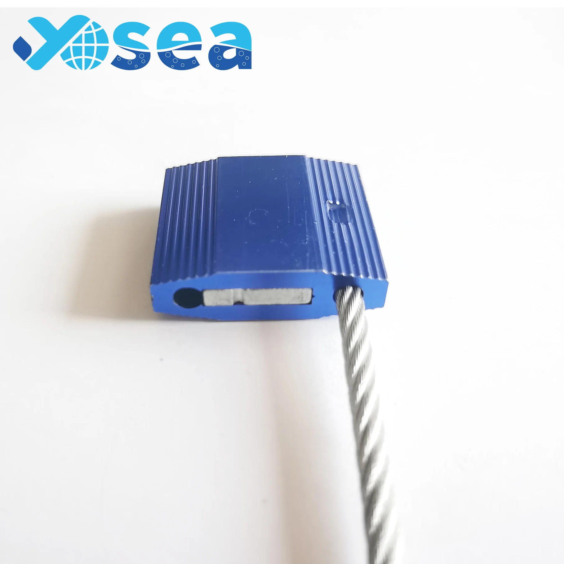 ISO17712 adjustable length safety cable lock logistics pp pull-tight security seal for container truck with number