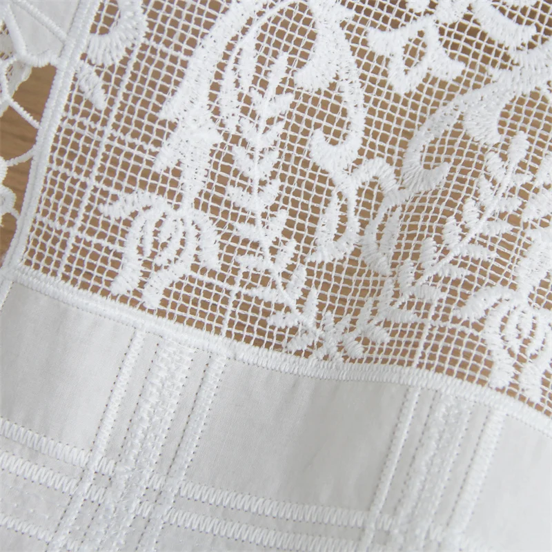 wholesale China factory cotton luxury laser lace fabric with Oekotex GRS OCS chemical lace mesh lace euro design 2022
