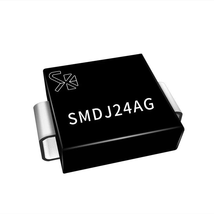 SHIKUES Original Brand New unipolar TVS SMDJ24AG 24V 1mA 3000W SMC surface mount transient voltage suppressor