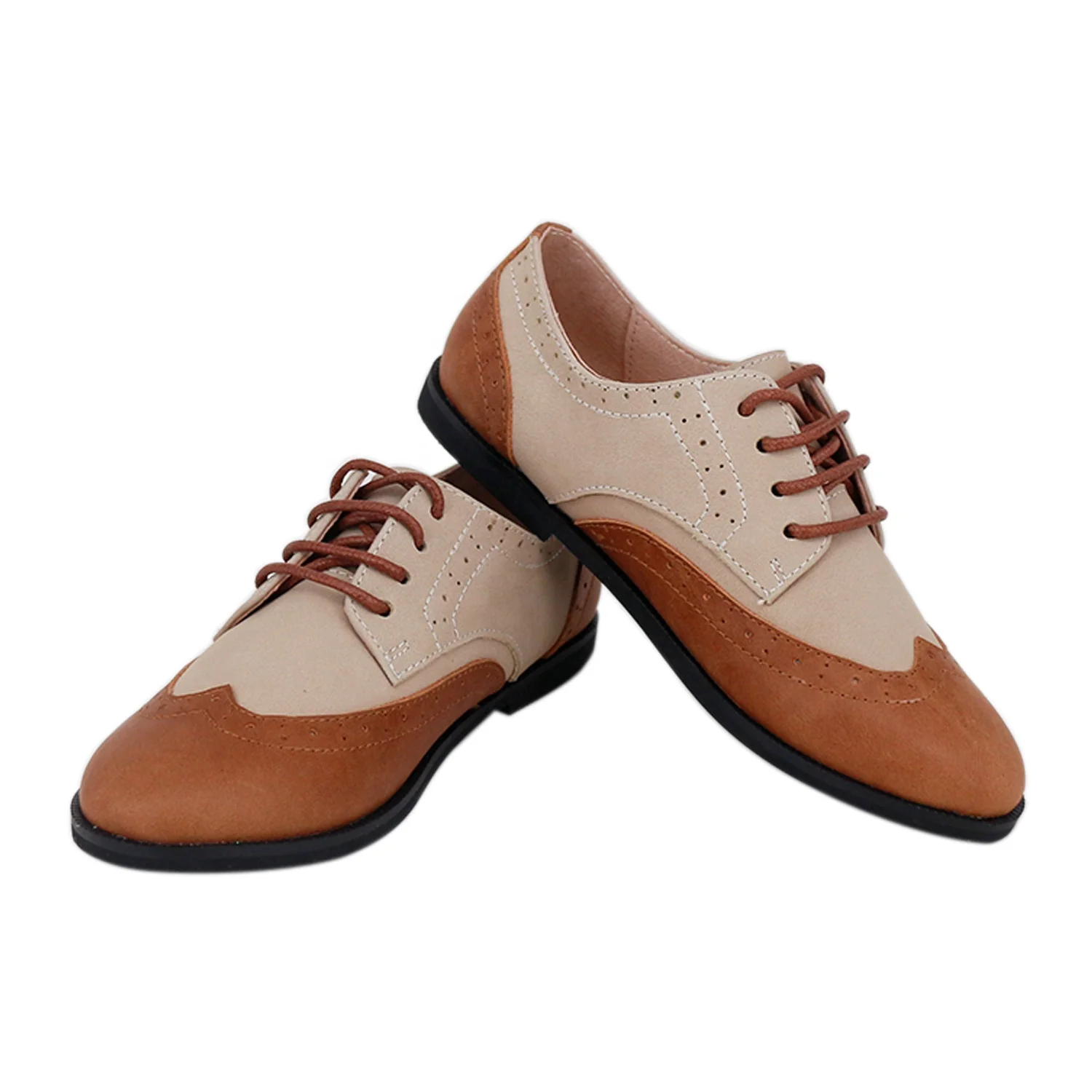 Choozii Wholesaler Customized New Design Wax Leather Flat Shoes Boys Casual Shoes