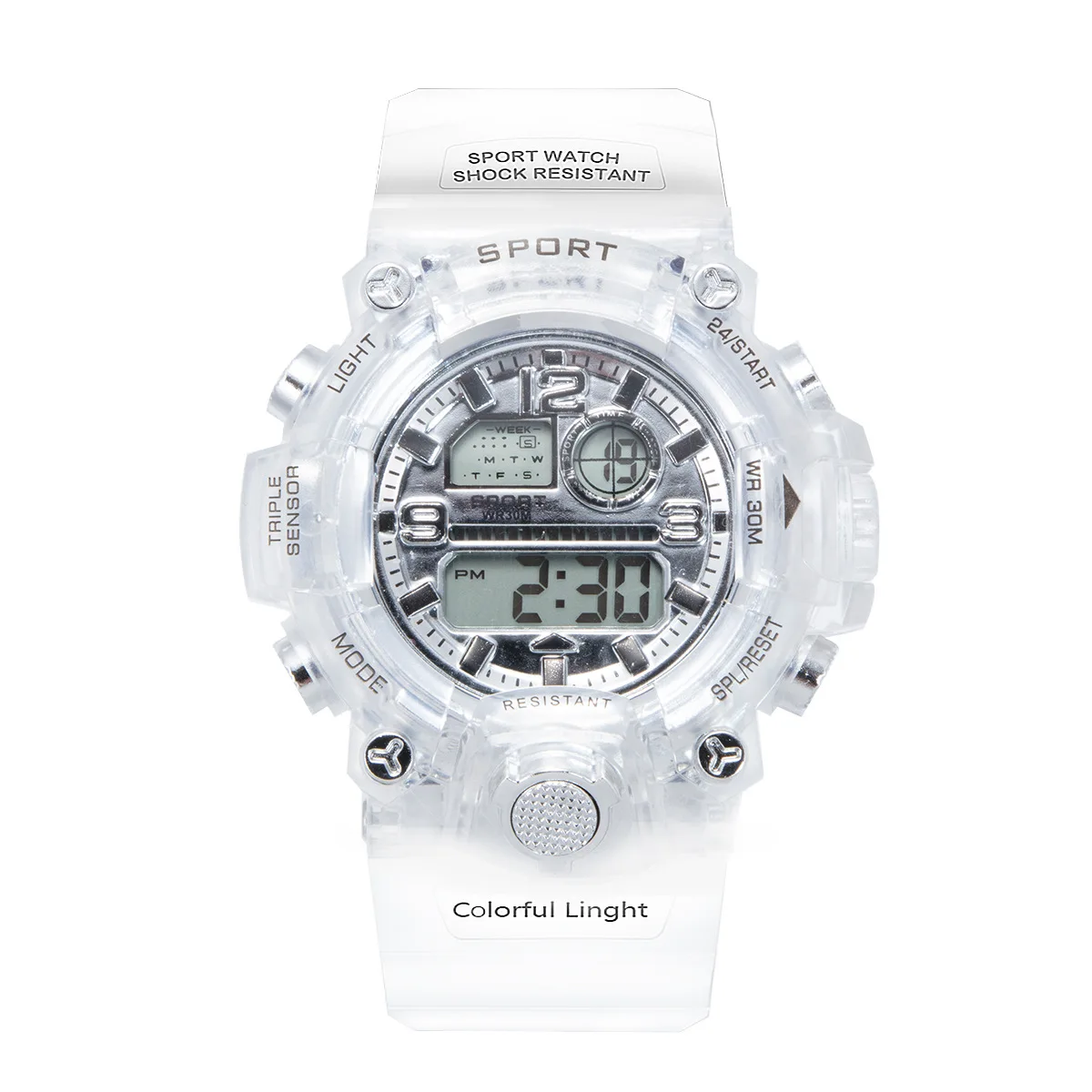 High Fashion Sport Watch Electronic Multifunction Student Watches