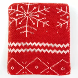 Winter blankets Christmas snowflake snuggle moving Sofa covers hug sleep comforter cashmere chunky knit weighted custom throws