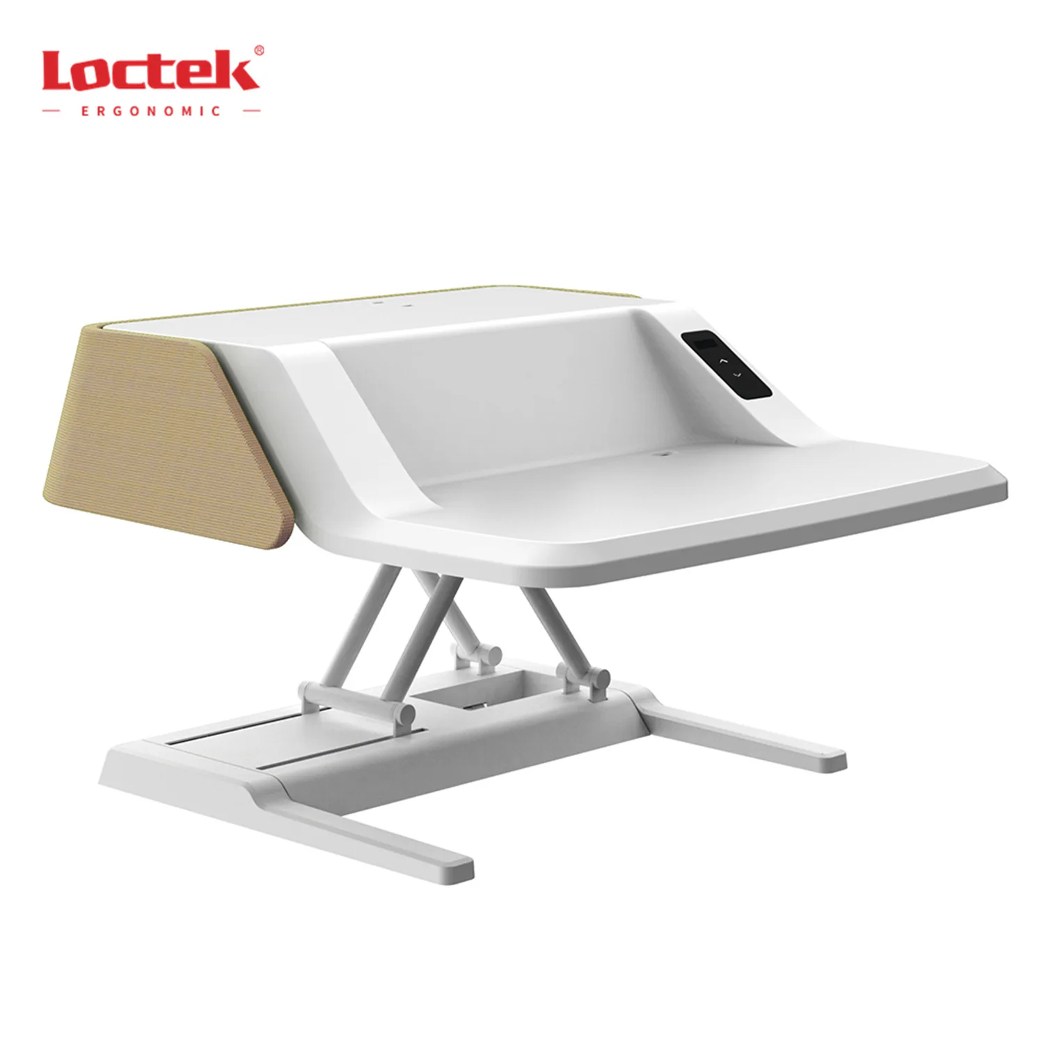 
Smart Electric Height Adjustable Workstation Desk Converter With USB Charge Loctek EMT106S-A 