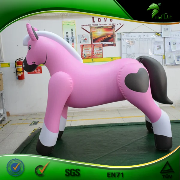 With SPH Inflatable Sexy White Horse / Jumping Bouncing White Inflatable PVC Horse