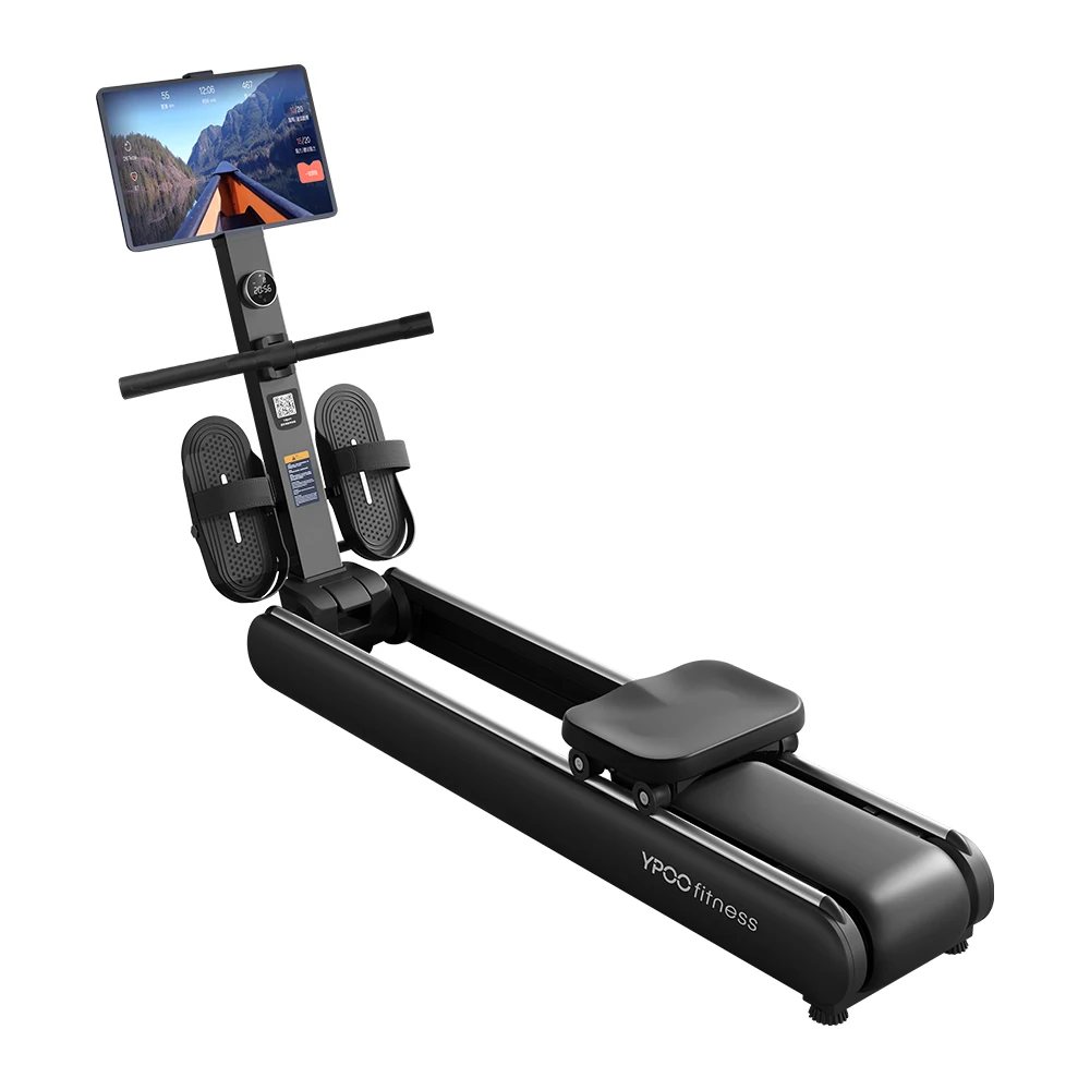 YPOO Manufacturer New   air Rower 2KG Flywheel Home Self-generating Electricity ExerciseCardio Machine Air Rower Rowing Machine
