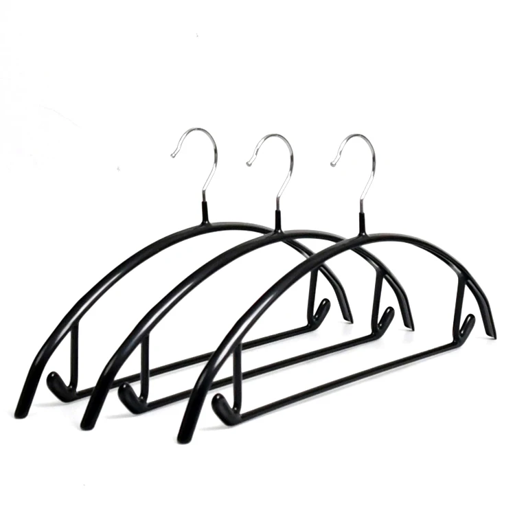 Fashionable Popular PVC Coated Metal Skirt Trouser Hangers for Pants