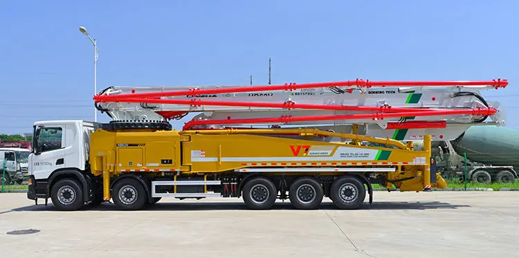 Бетонное оборудование 62 м бетононасос грузовик HB62V
