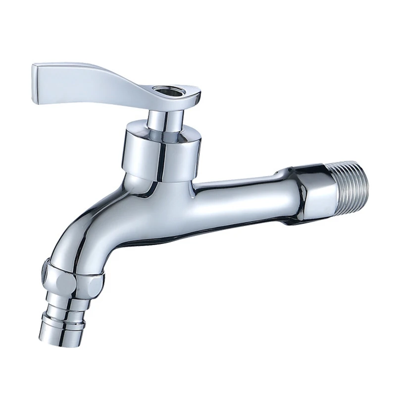 
4 points brass mop pool lengthened faucet 15cm extra-long washing machine balcony laundry tub faucet 