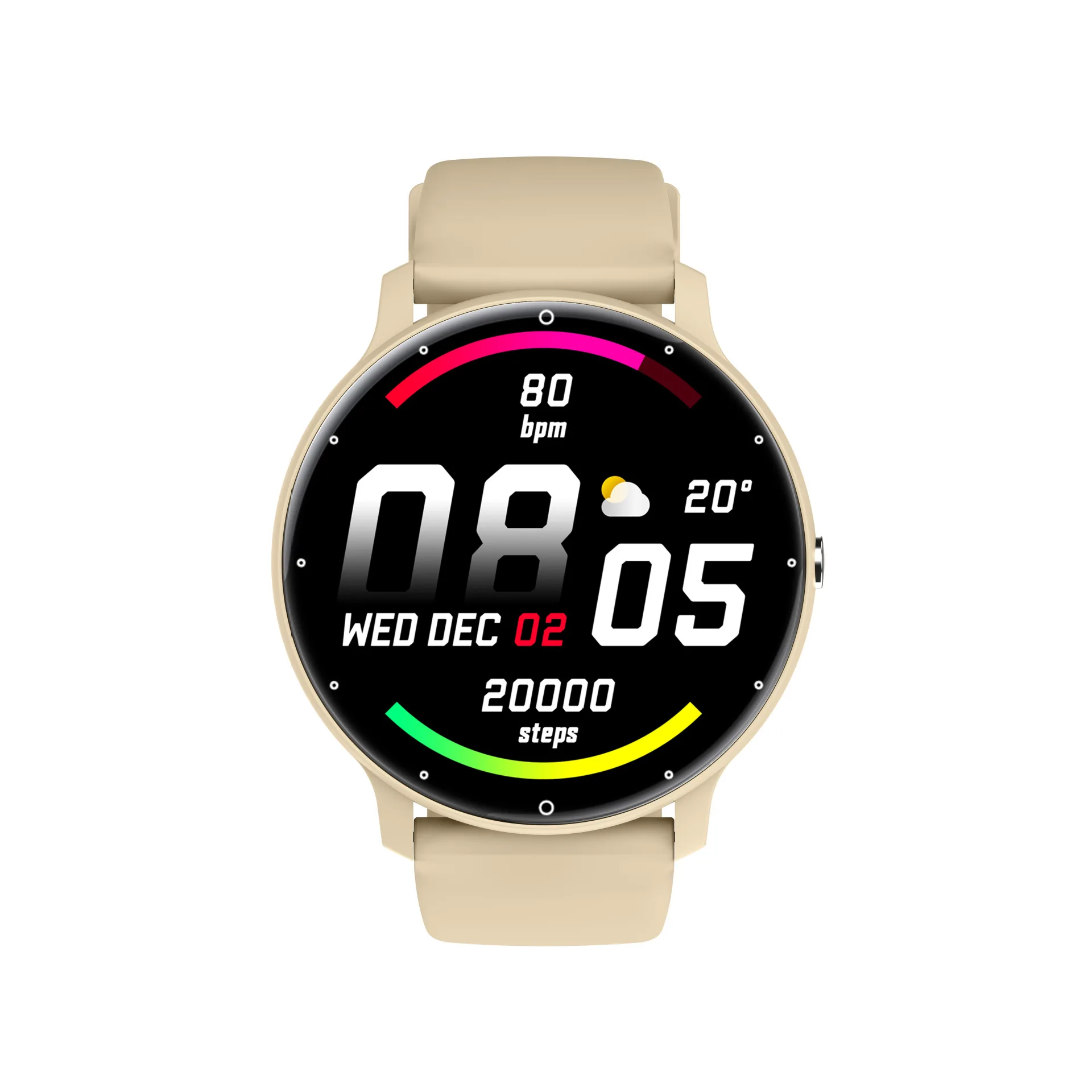 High Quality Wearable Devices Waterproof Health Monitoring Intelligent Call Men Round Sport Smart Watches