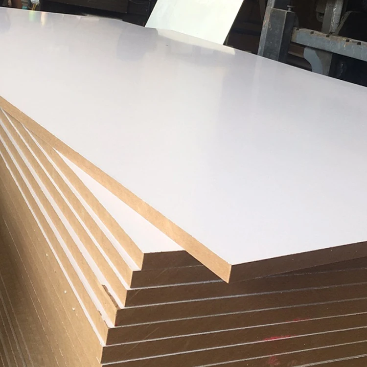 9mm melamine laminated mdf sheet board 18mm 5mm 3mm waterproof white melamine faced mdf furniture