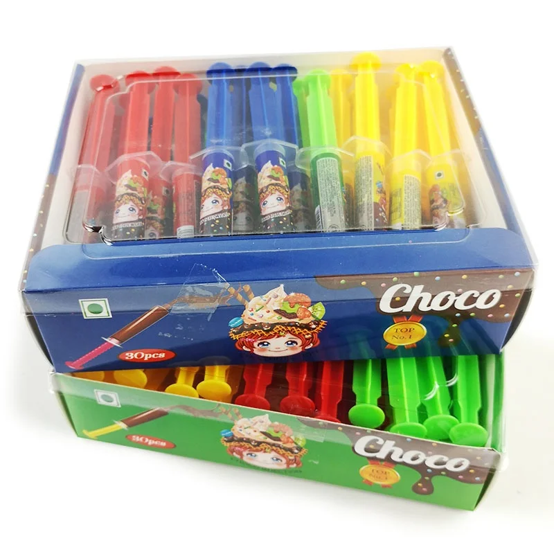 Syringe Shape injection needle tubing chocolate jam liquid candy