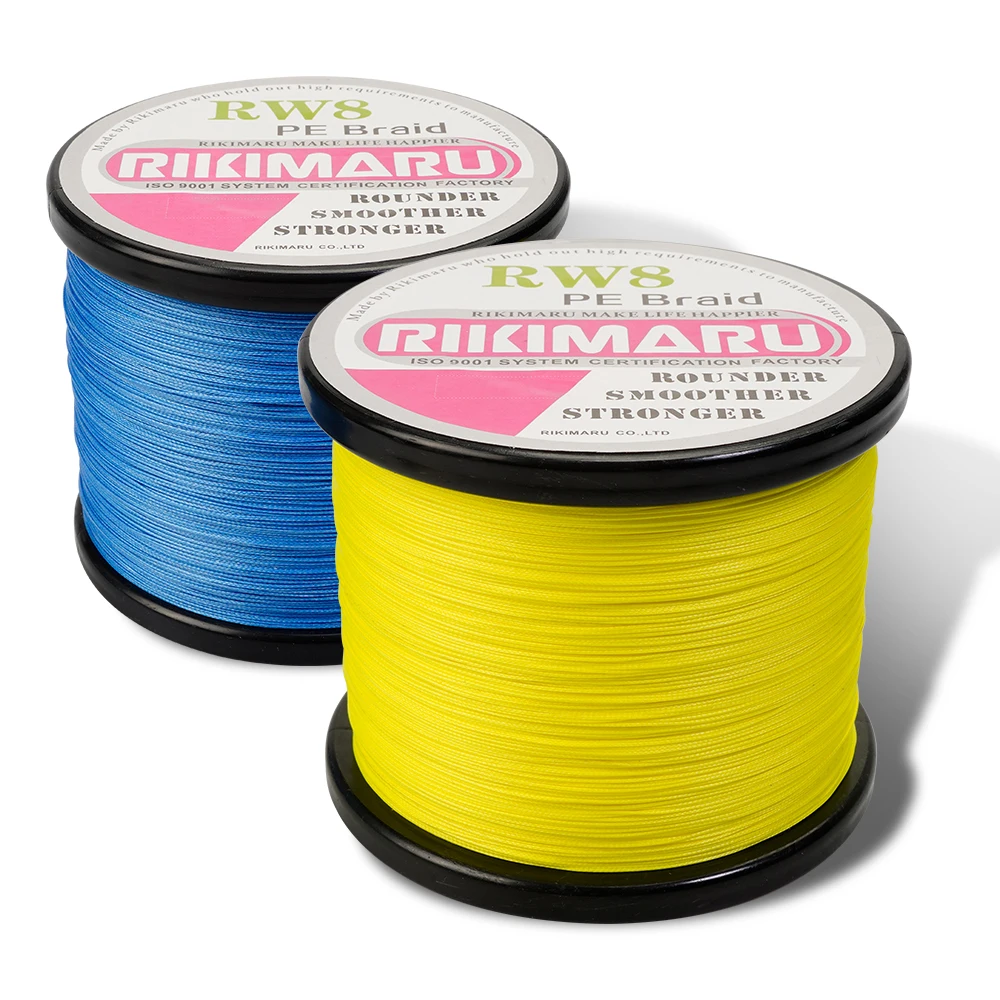 500m 1000m 1500m 8 9 Strand PE Fishing Line  9x Strand Braid Japanese Rikimaru Customize 2021 Mainstream Product Multifilament