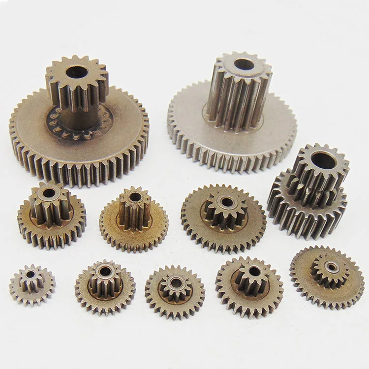China manufacturer custom metal small transmission double two stage spur gears