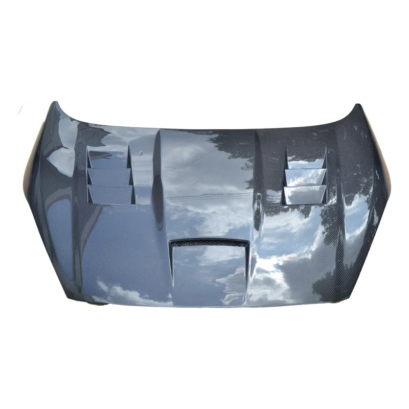 Carbon Fiber Bonnet Hood for Fi esta 2014 Engine Hood Cover