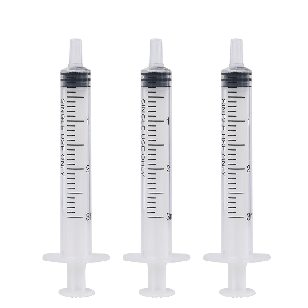 Durable 3-Parts Syringe with Luer Slip for Smooth Medication Administration in Clinics and Emergency Situations