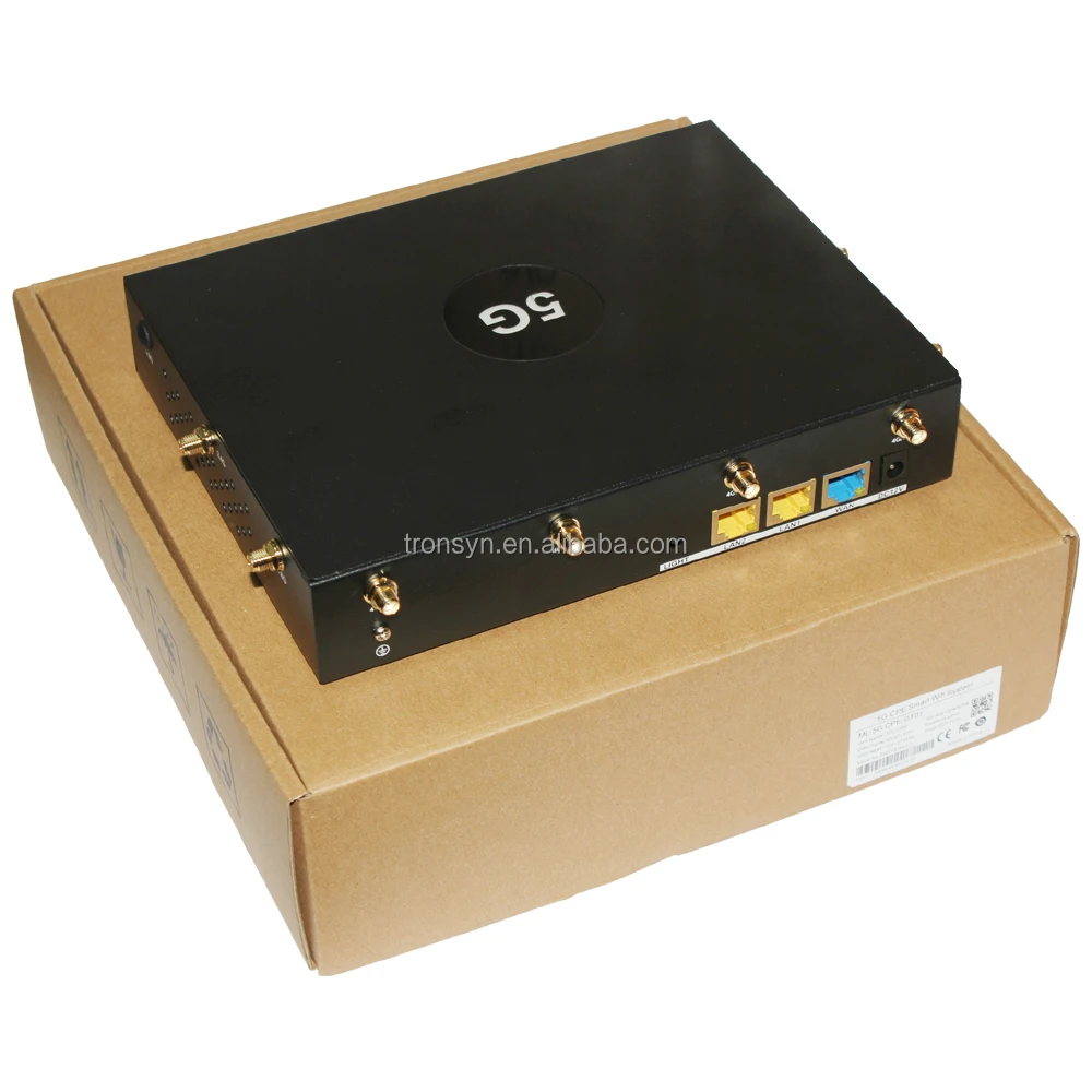 SDX62 4.4Gbps AX3000 MESH WiFi 6 5G CPE Router With Sim Card Slot And 8 Ports External Antenna Port