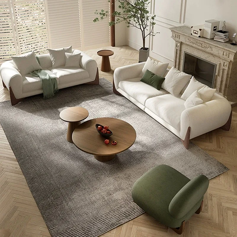 New Popular Designer Style Customization Dolaite sofa Shearling Sherpa Couch Luxury White Berber Fleece 3/2/1 Living Room Sofa