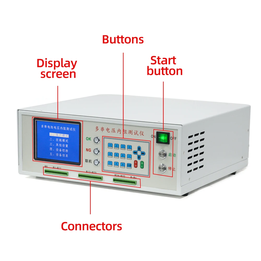 Hot sales high precision battery tester Battery internal resistance tester Multi-string voltage internal resistance test