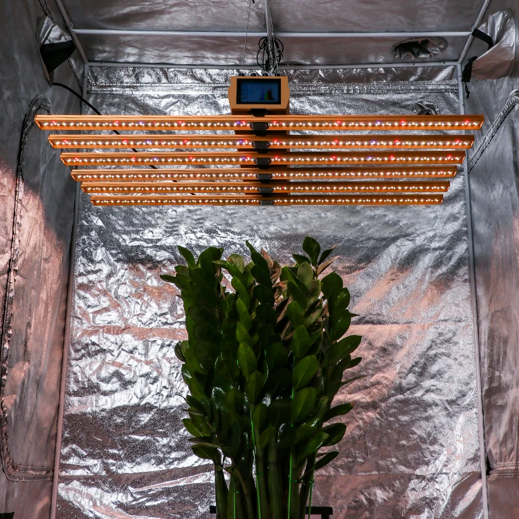 Full Spectrum LED Grow Light Bar High PPFD UV IR with LM281B LM301H Red for Veg and Seed Starting