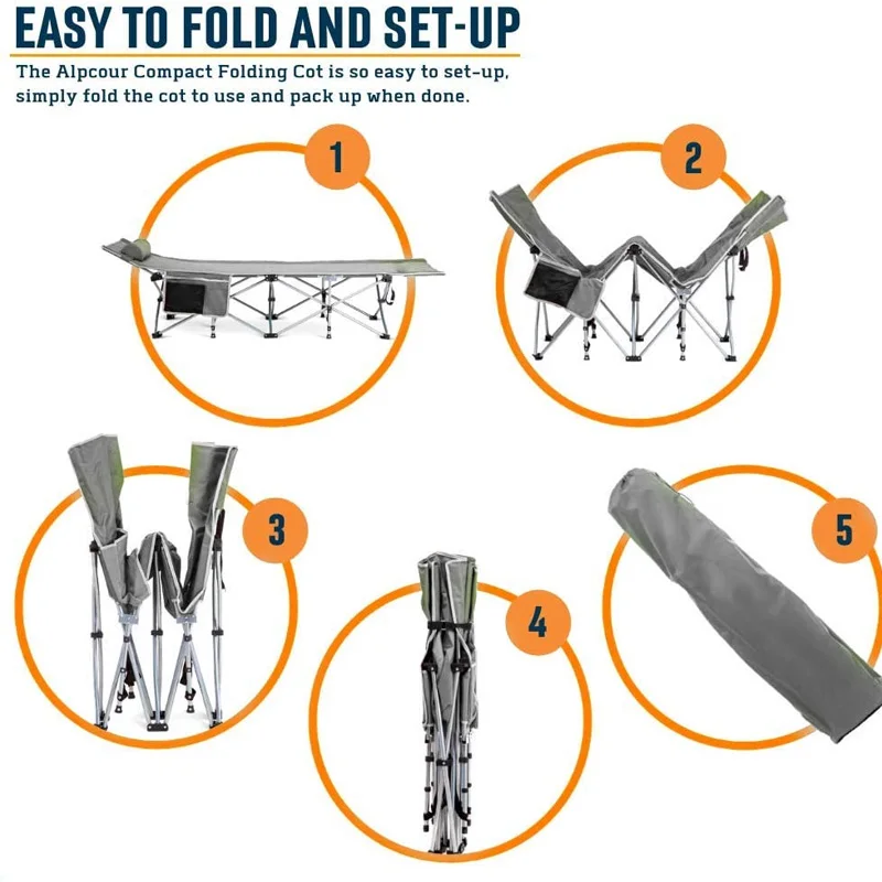 Portable ultra-light aluminum alloy in the field Camping Cots