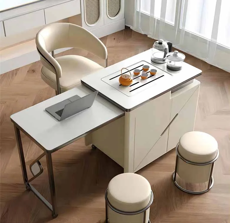 Modern Luxury Rectangle White Marble Dining Table 4-6 Seater Home Furniture Hotel Apartment Villa Kitchen Restaurant Use Glass