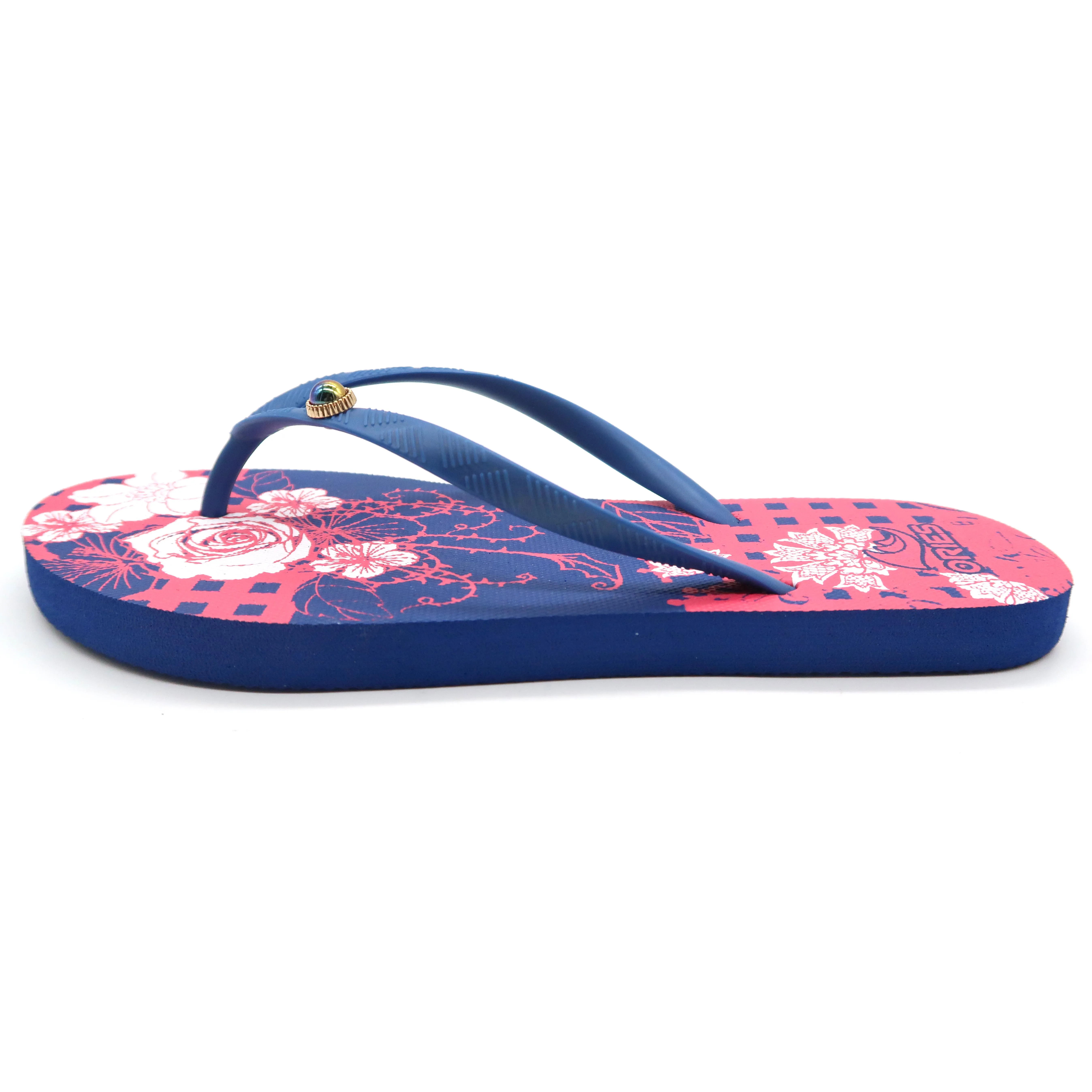Wholesale Cheap Rubber Women Flip Flops Summer Beach Slipper Sublimation Flip Flop blanks Custom LOGO