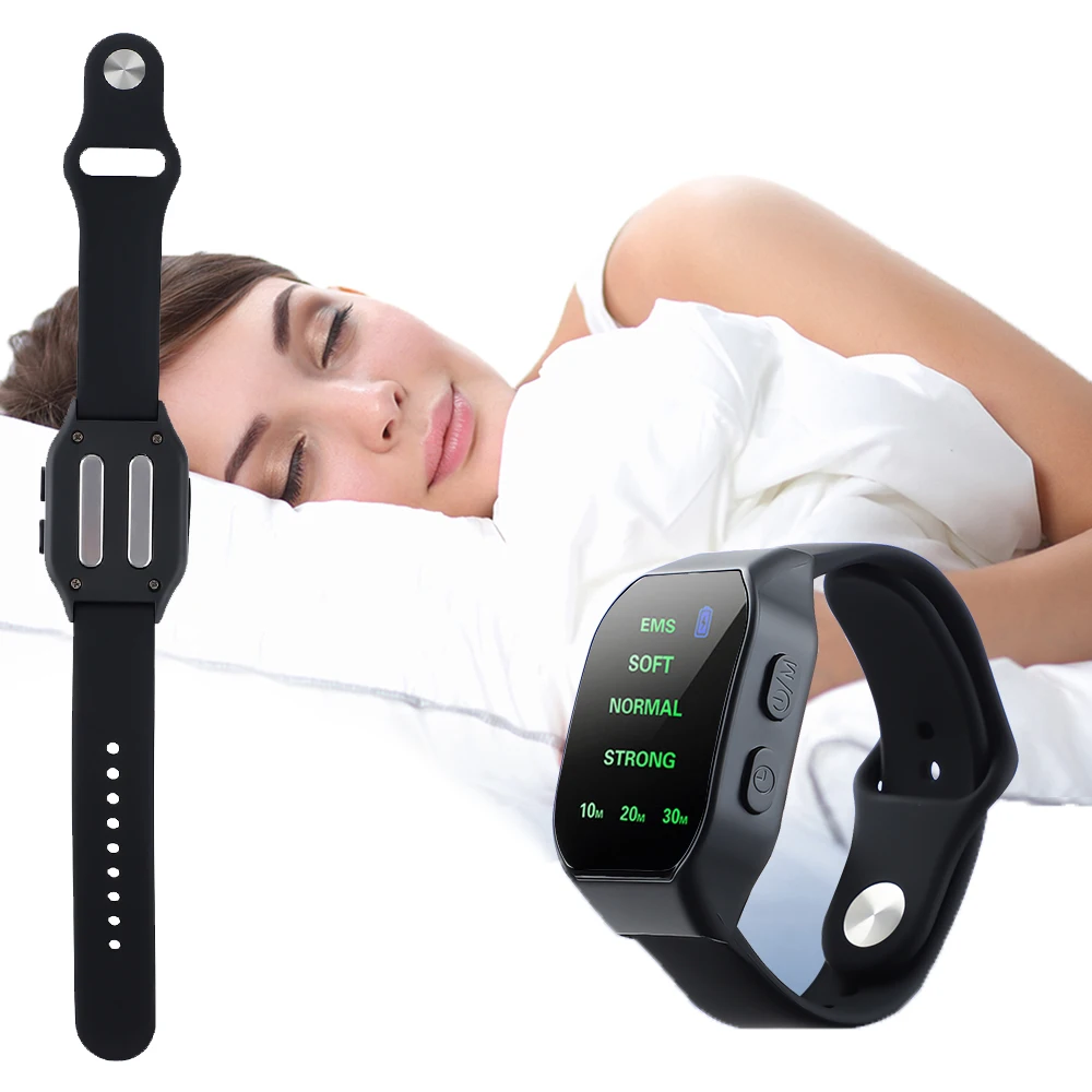 Smart Micro-current Pulse Insomnia Hypnosis Device Sleeping Wristband CES Sleep Aid Watch