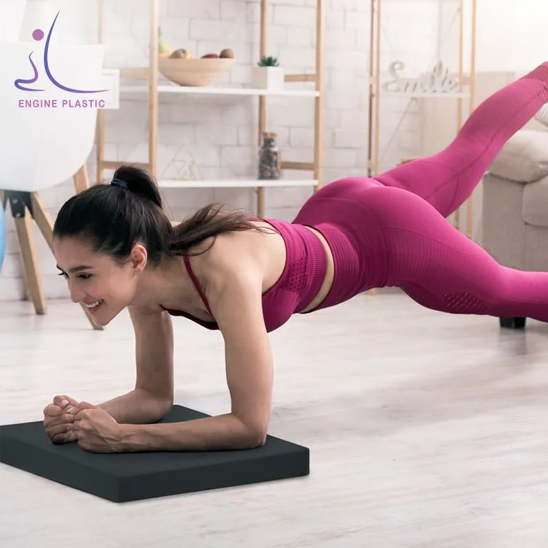 Wholesale TPE non-slip cushioned foam new small gym exercise Training stability Yoga balance foam pad cushion