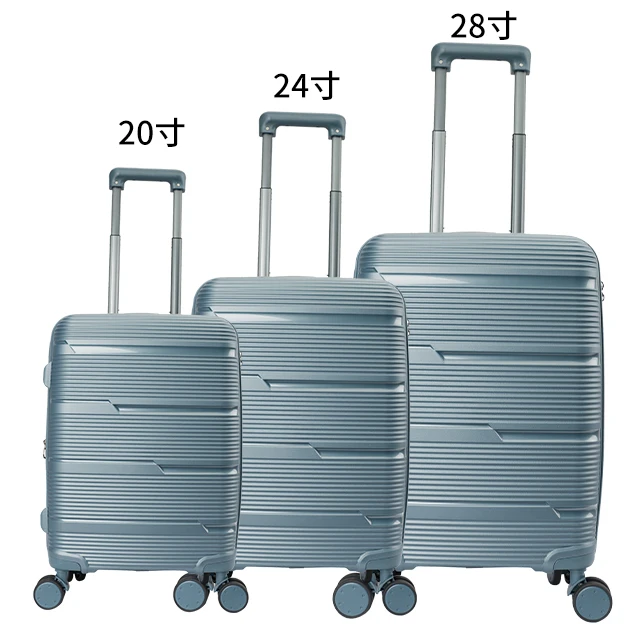 2024 Cheap Price Factory Trolley Luggage Bags Travel ABS PC Maletas 12 Inch Cosmetic Bags 3 Pieces Set Suitcase Sets