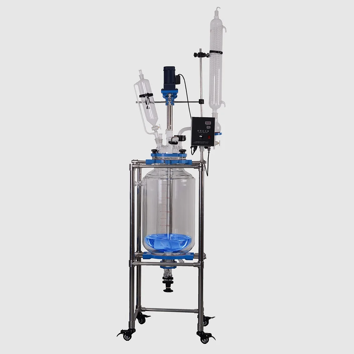 High Quality Frequency Control  Laboratory Double Jacketed Glass Reactor S212-1L