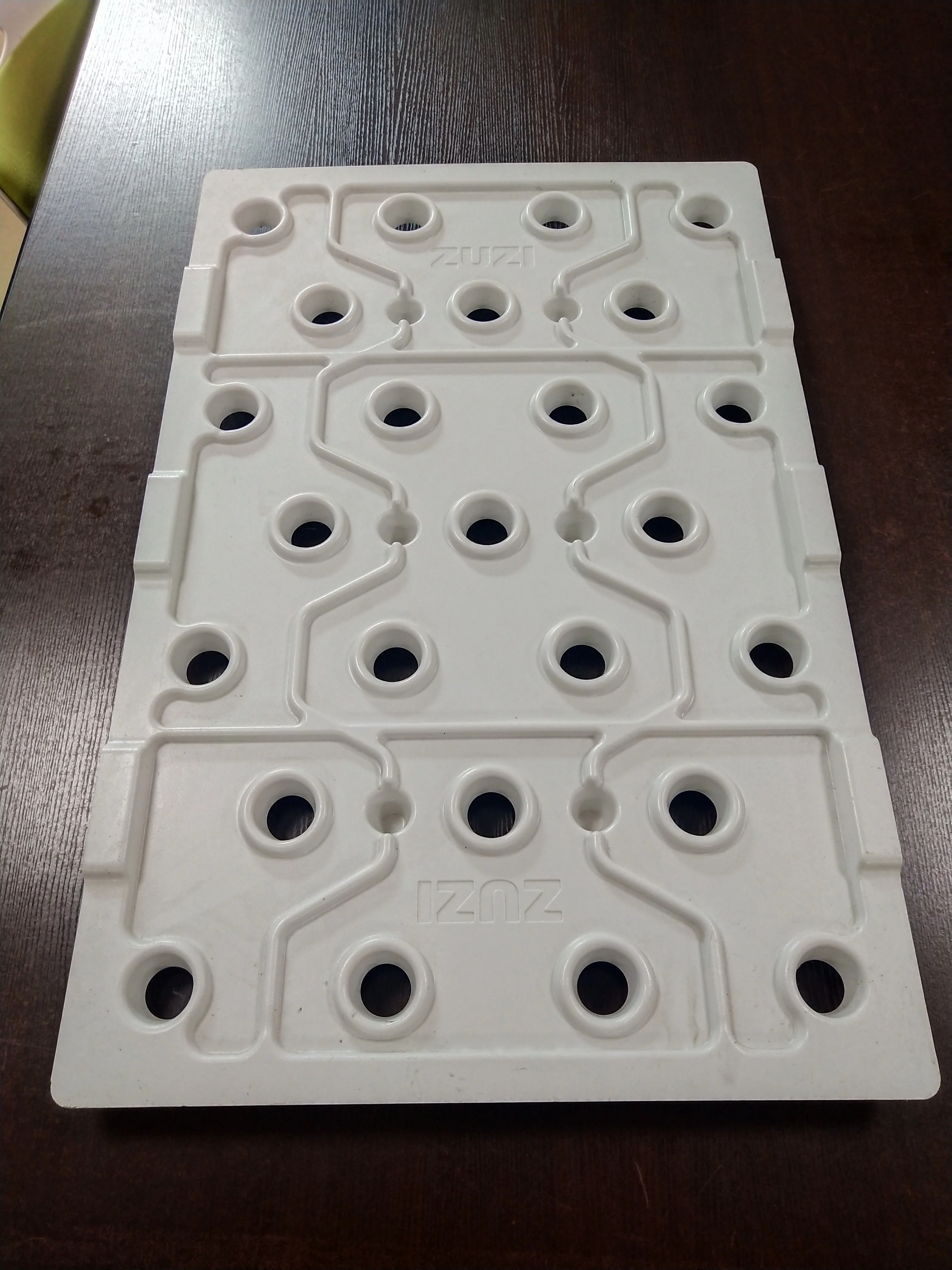 
ABS Vacuum Forming White Growing Plastic Nursery Tray Hydroponic Seeding Planting Plastic Tray 