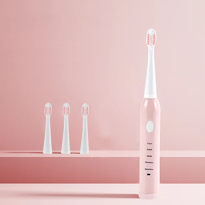 Adult Waterproof Ultrasonic Automatic 5 Mode Powerful Usb Rechargeable Tooth Brush Ultrasonic Electric Toothbrush