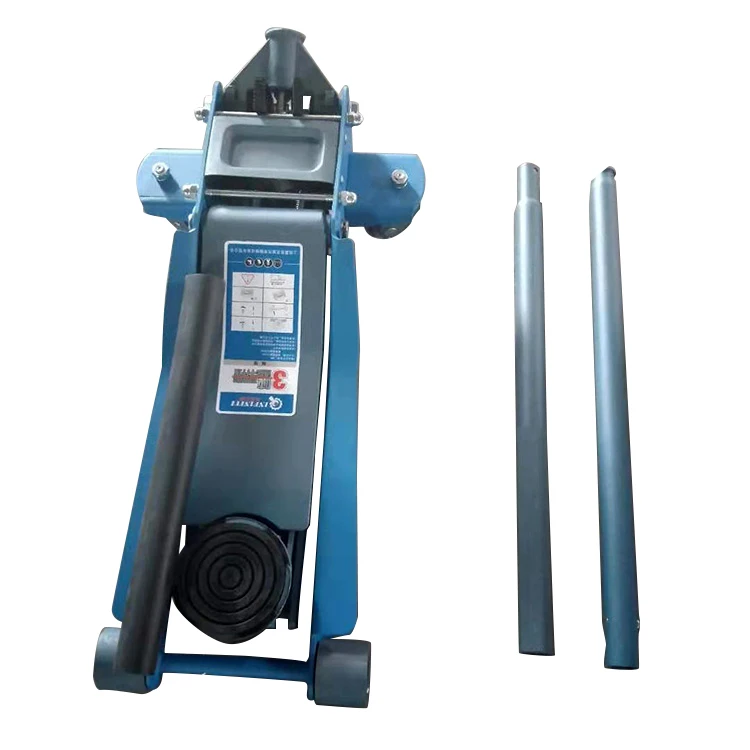 Hydraulic floor jack for truck