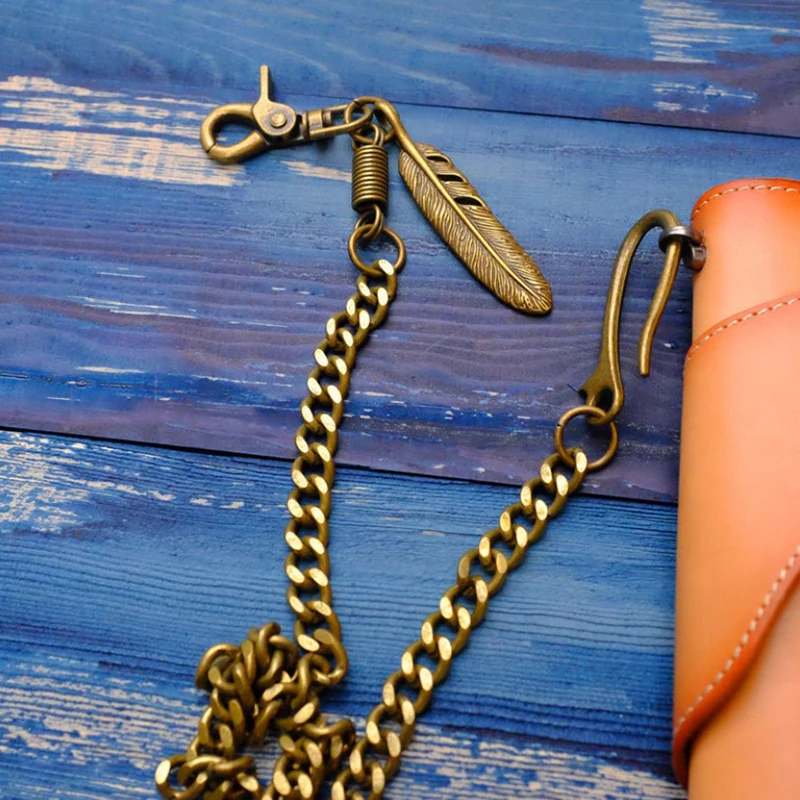 Fashion New Design Punk Hip-hop Trousers Chain Feather Charms Chains for Wallet  (TC004)