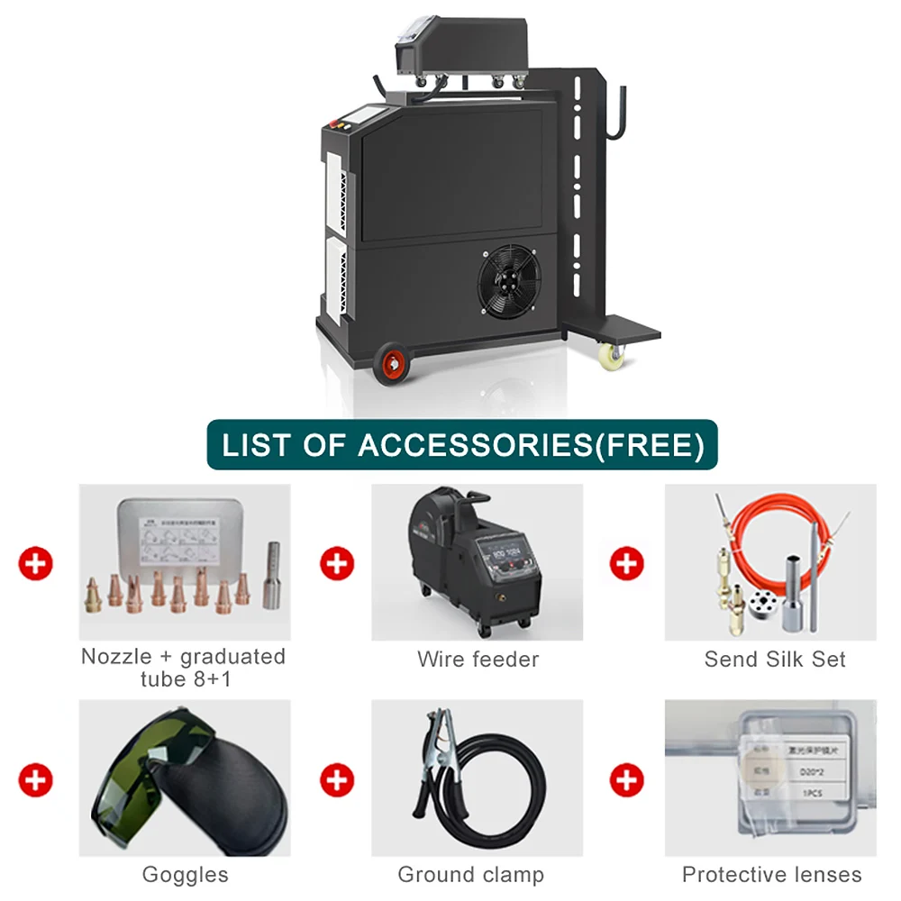 Customized Wholesale Welding Machine/Plasma Portable Laser Welding Machine Welding Equipment Machine 1000w 1500w 2000w