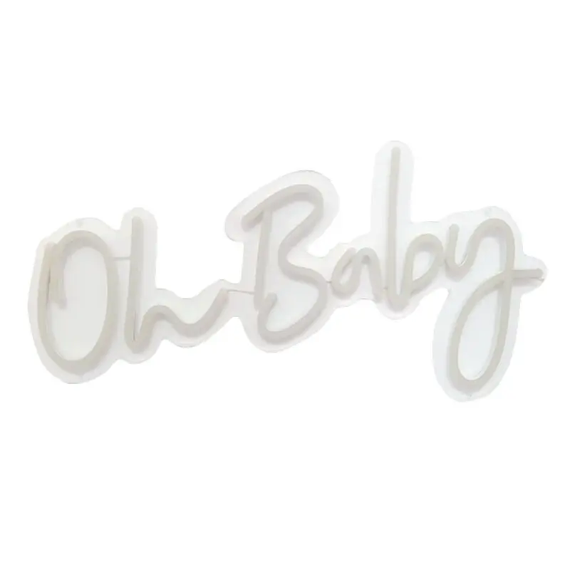  good vibes oh baby flex custom acrylic neon signs led letter lights